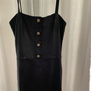 Leather dress from Barneys in size 0
